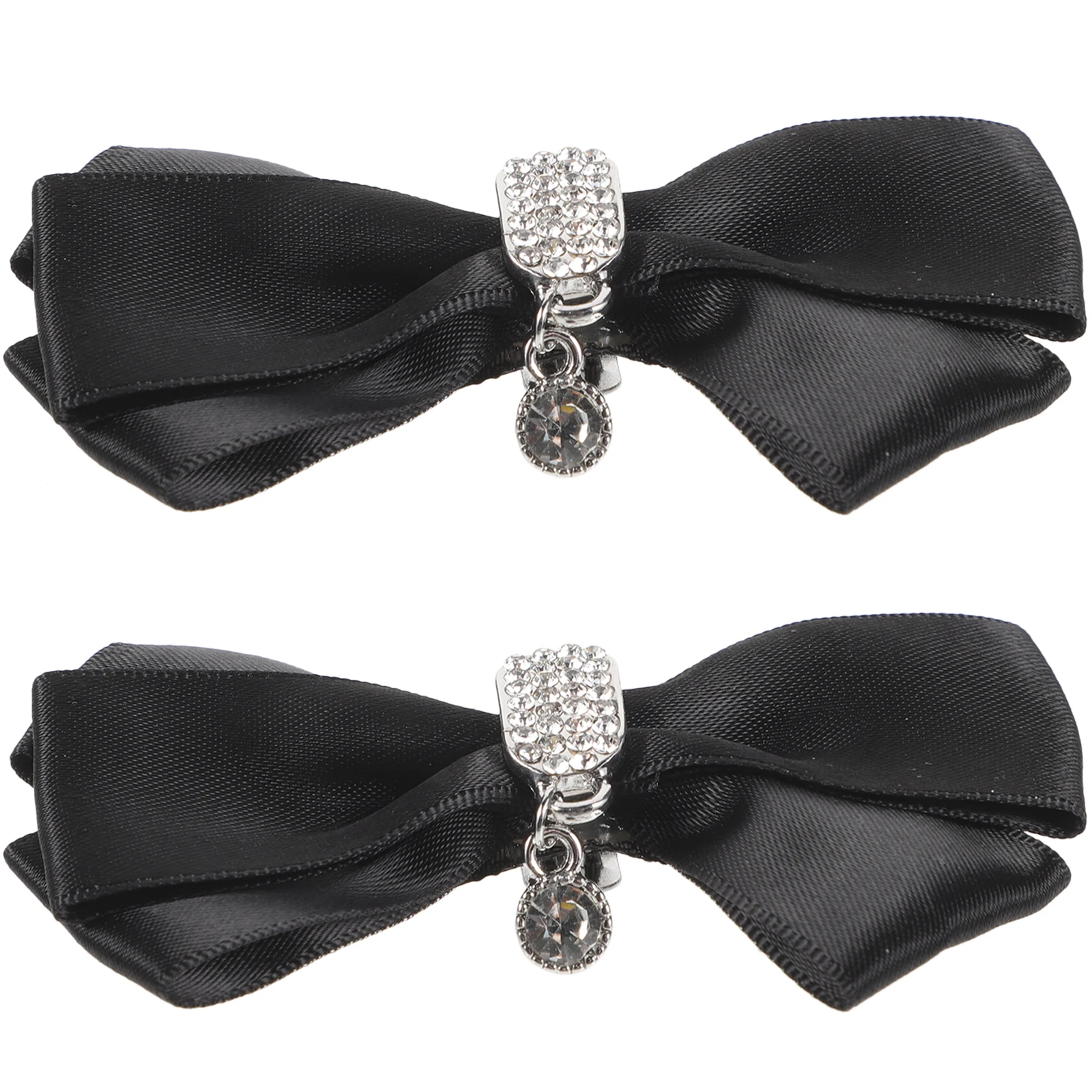 

Rhinestone Shoe Clips Detachable Bowknot Buckles Elegant Heel Accessories Manual Wedding Decorative Charm Reusable