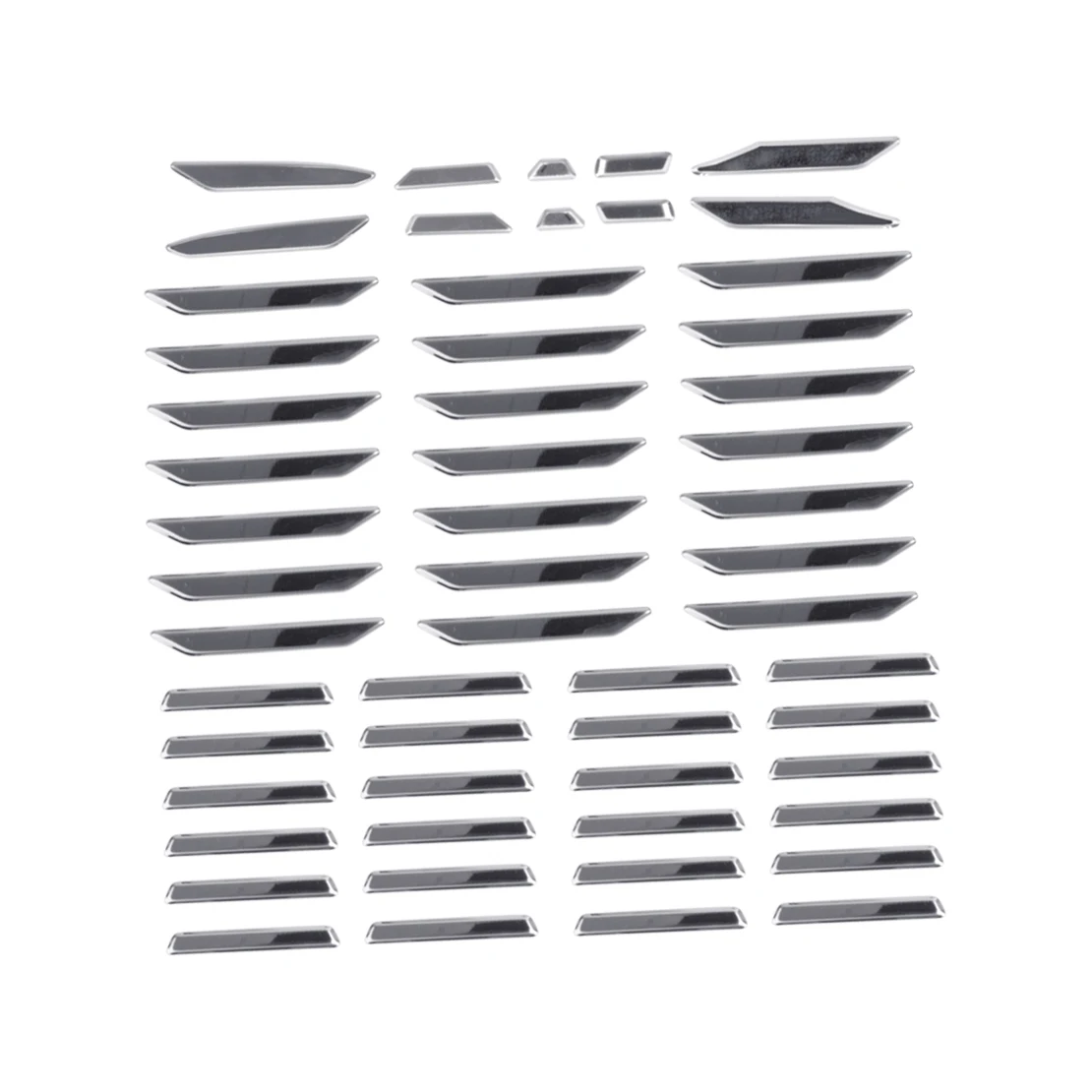 

Серебристая декоративная накладка на центральную решетку переднего бампера из нержавеющей стали для Toyota RAV4 2019-2021 2022 2023