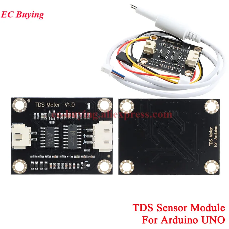 TDS Sensor Module Analog Signal Dissolved Solids Water Conductivity Liquid Detection Quality Monitoring For Arduino 51/STM32