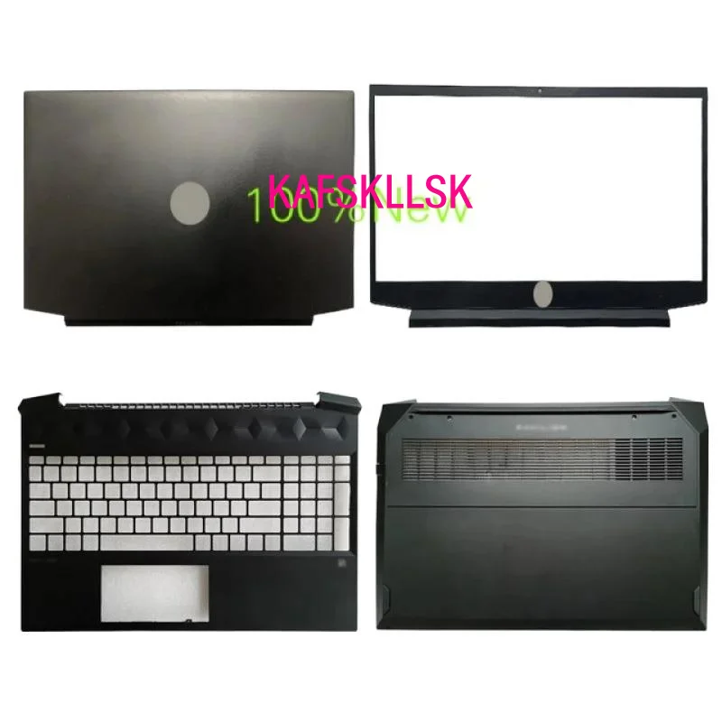 RWis 95%New for HP Pavilion Gaming 15-EC LCD Back Cover+Front Bezel+Palmrest+Bottom Case L20313-001 L20316-001