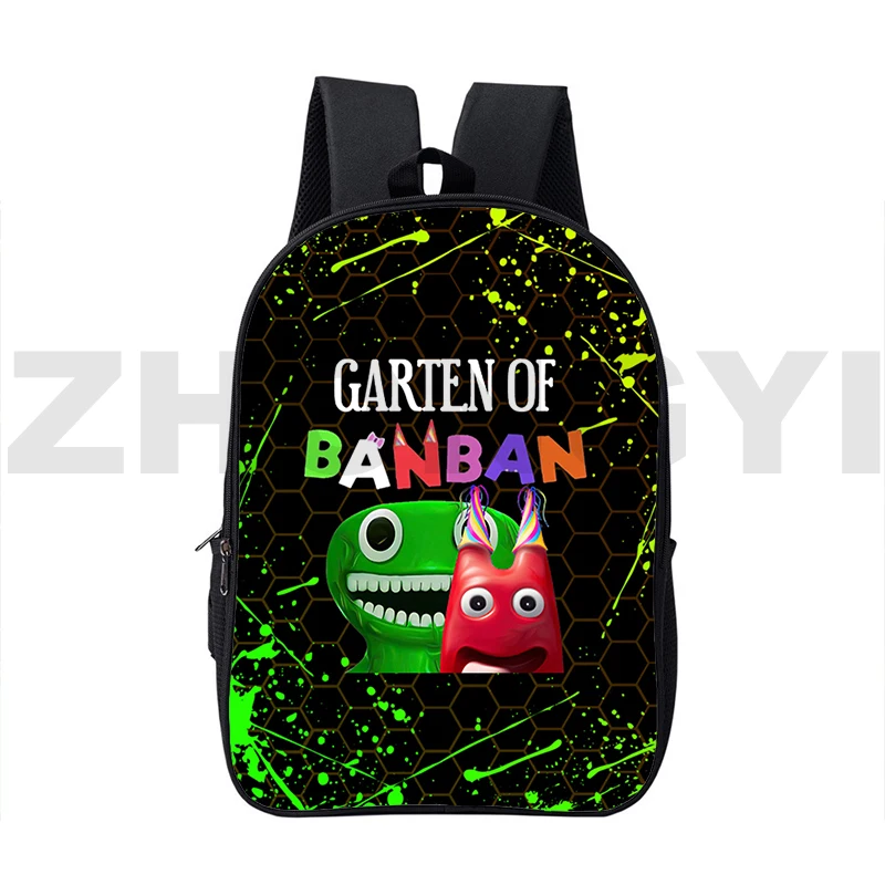 

Sac A Dos 16-дюймовый Garten of BanBan 2 Рюкзаки для женщин с двойной молнией и 3D принтом Аниме Garten of BanBan Холщовый рюкзак для мужчин и подростков