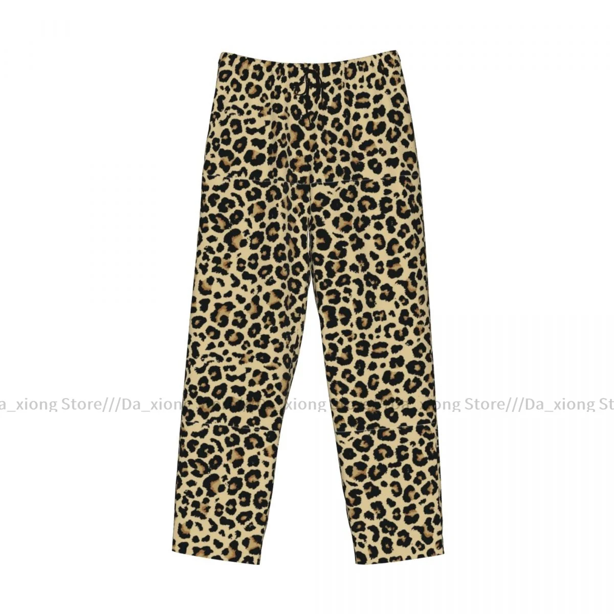 Leopard Skin Pattern Mens Pajamas Pyjamas Pants Lounge Pants Sleep Bottoms