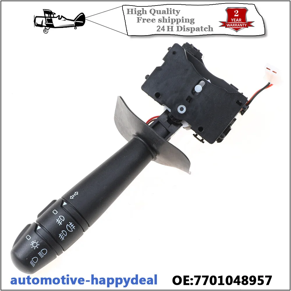 Steering Column Indicator Light Stalk Switch 7701048957 for Renault Kangoo