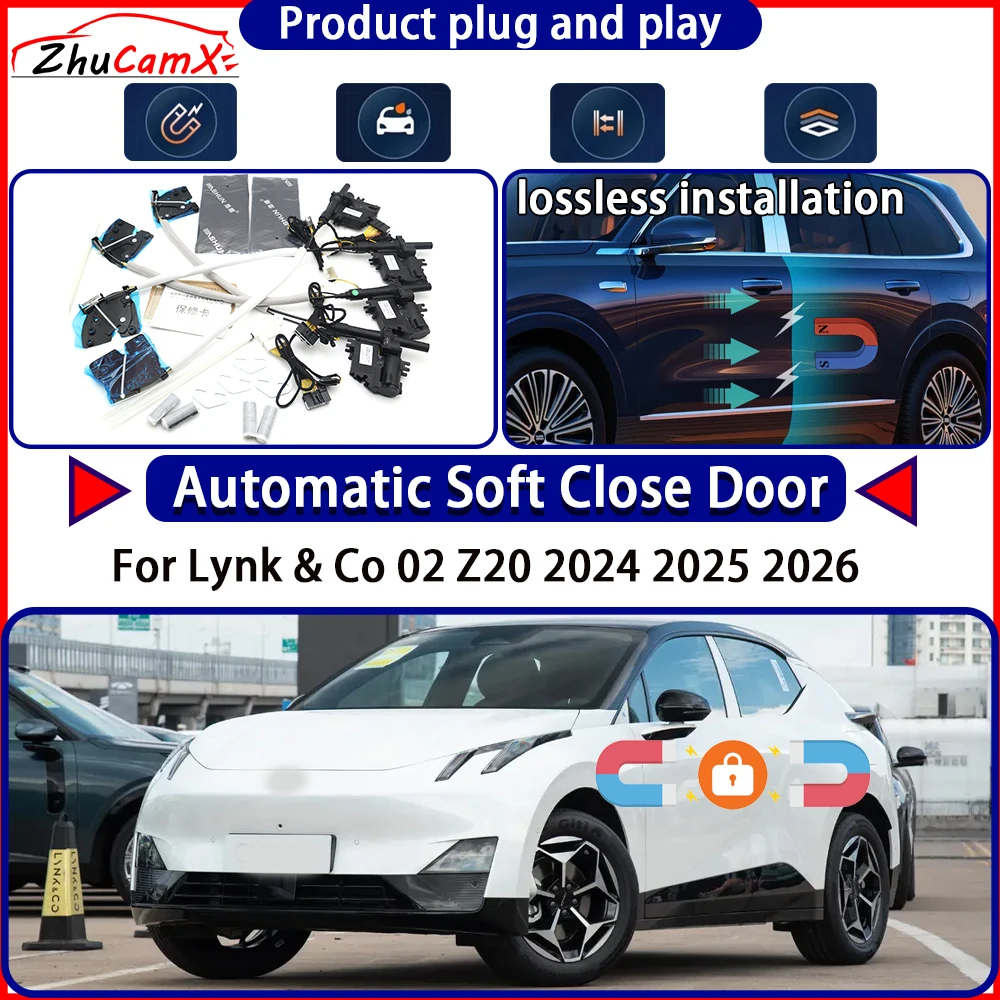 

OEM Electric Door Lock Actuator for Lynk & Co 02 Z20 2024 2025 2026 Soft Close Door Kit Power Latch System Auto Pull Door Easy