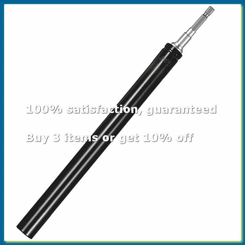 9/16 Inch (14mm) Power Nut Driver, 12 Inch Nut Runner Hollow Socket with 1/4 Inch Hex Shank, Fit Long Bolts and Ductwork-A62I