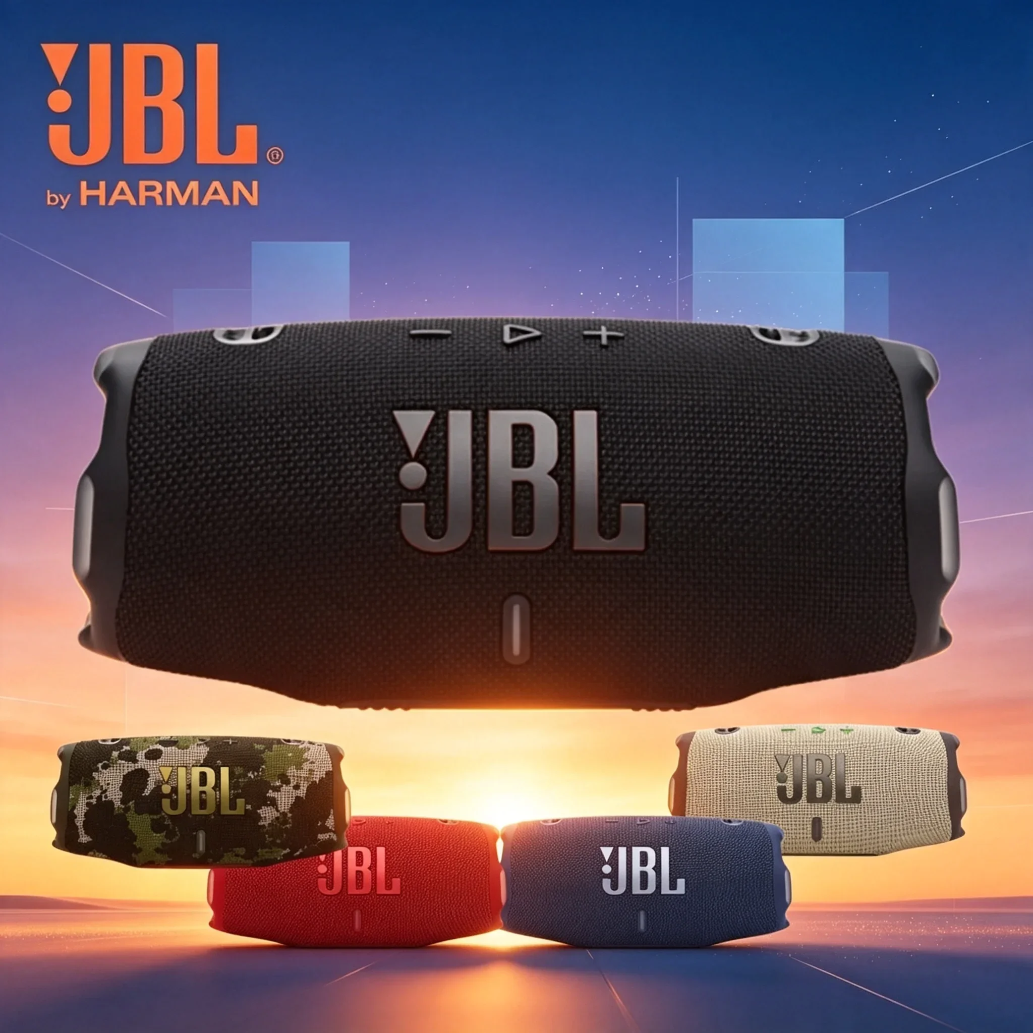 JBL CHARGE6 Shock Wave Sixth Generation Audio Indoor Desktop Listening Outdoor Cooking Waterproof Bluetooth Speaker