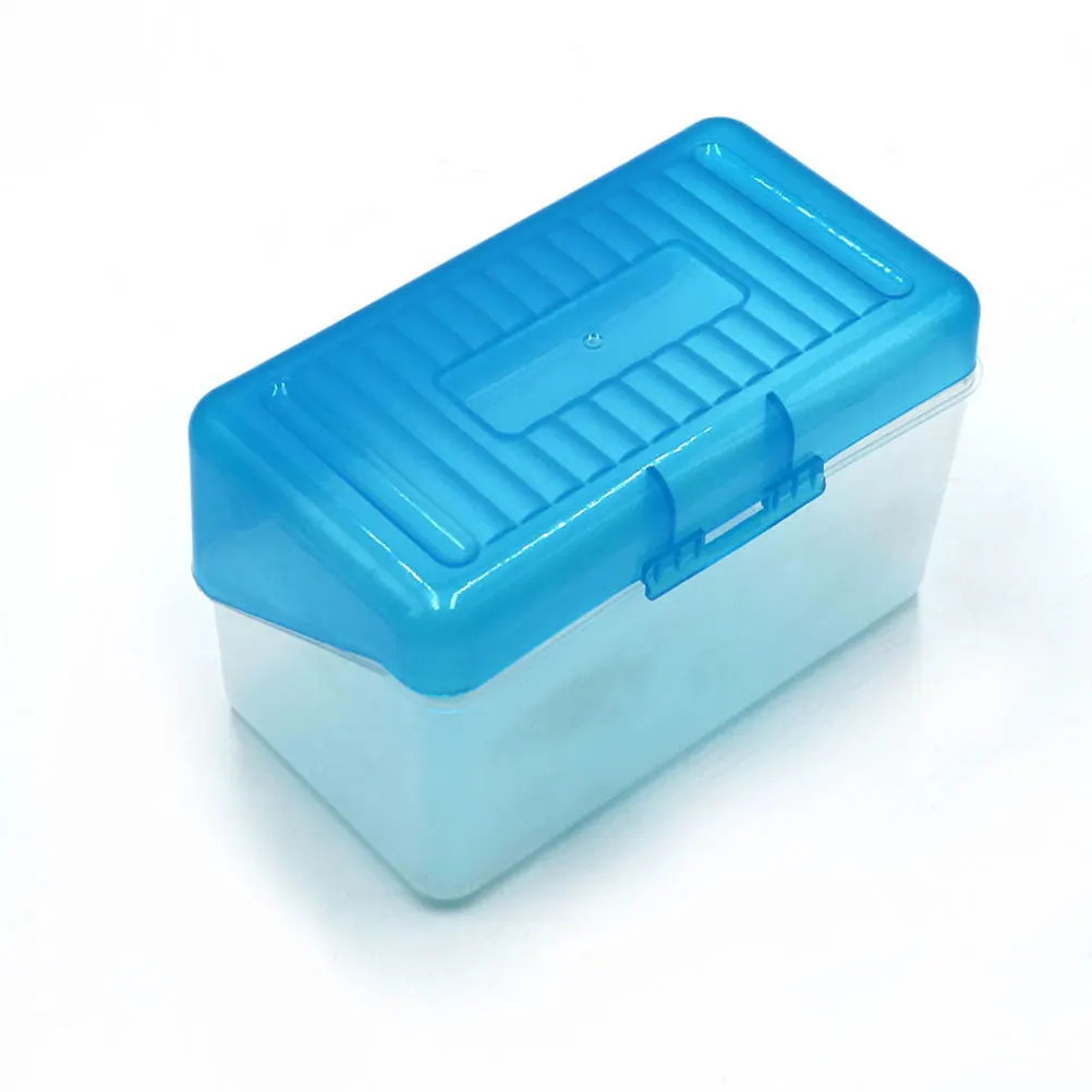 

2 Pcs Multifunction Business Card Storage Box Desk Organiser Pp Cards Holder Case