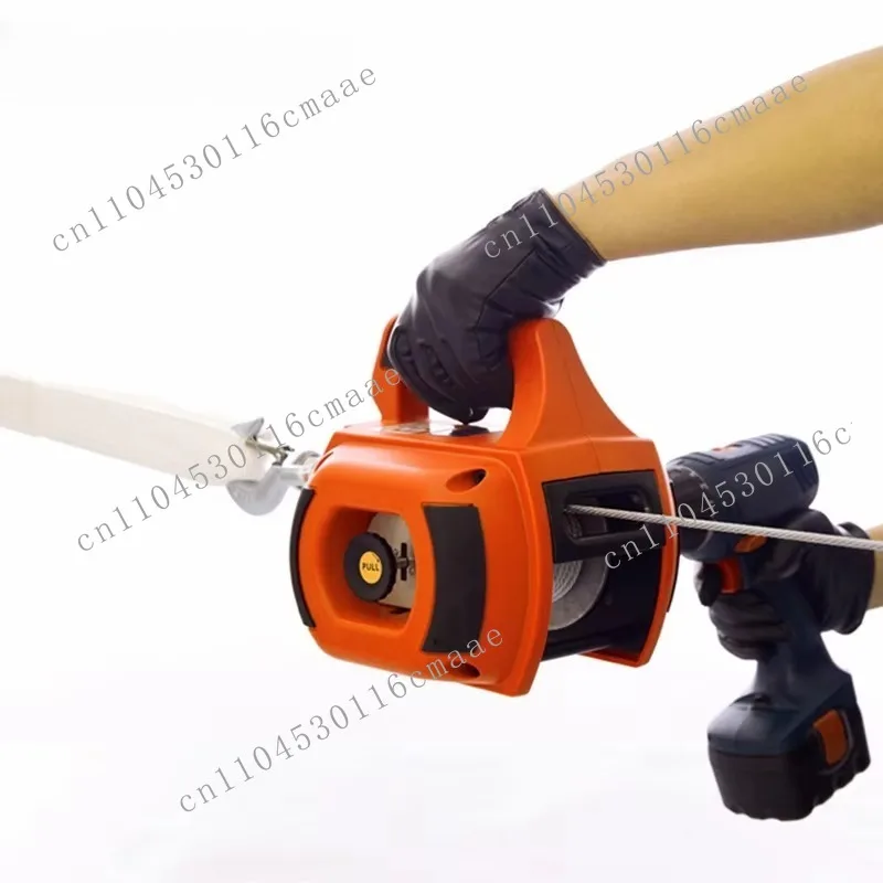 

Portable Electric Drill Powered Baby Winch 500 LB