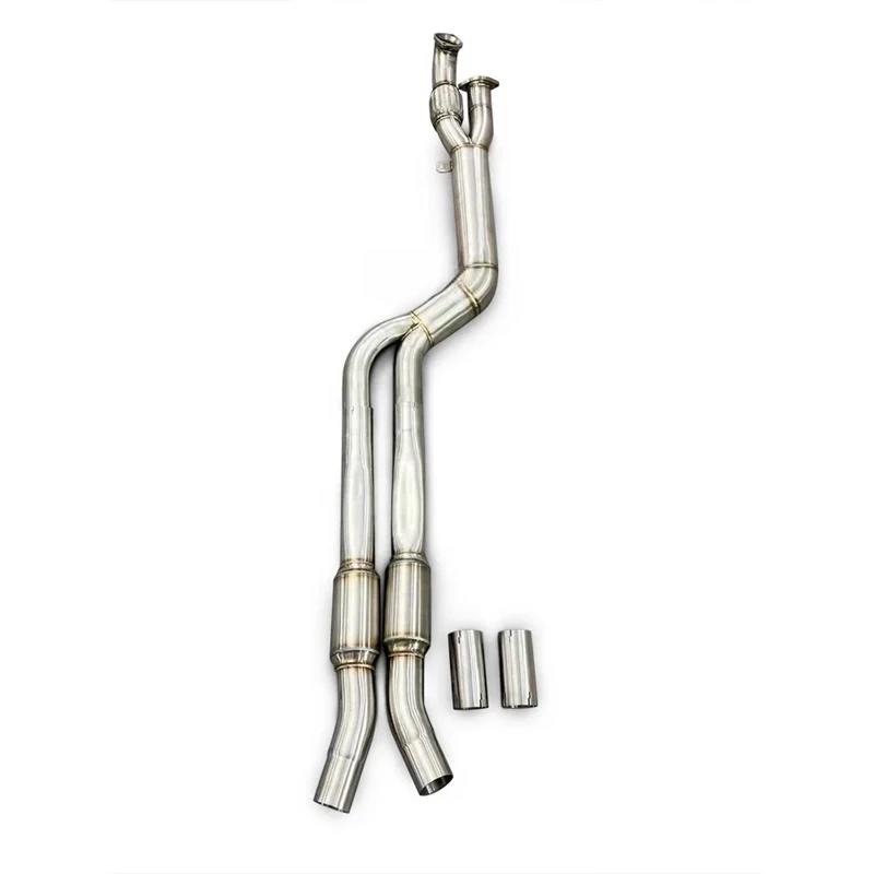 For BMW G80 M3 G82 G83 M4 quality Stainless steel Exhaust auto part High Performance Competition Mid Stage AA Type Resonant tube