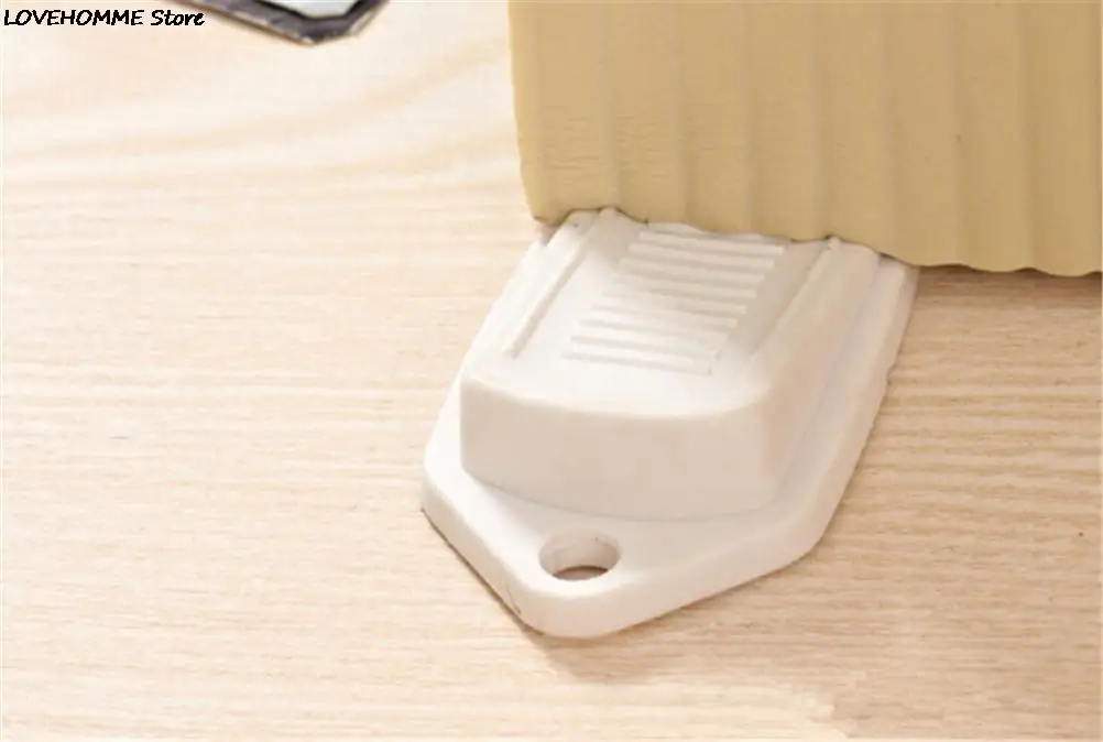 ZLinKJ 1Pcs High Quality Rubber Door Stop Stoppers Safety Keeps Door From Slamming Prevent Injury