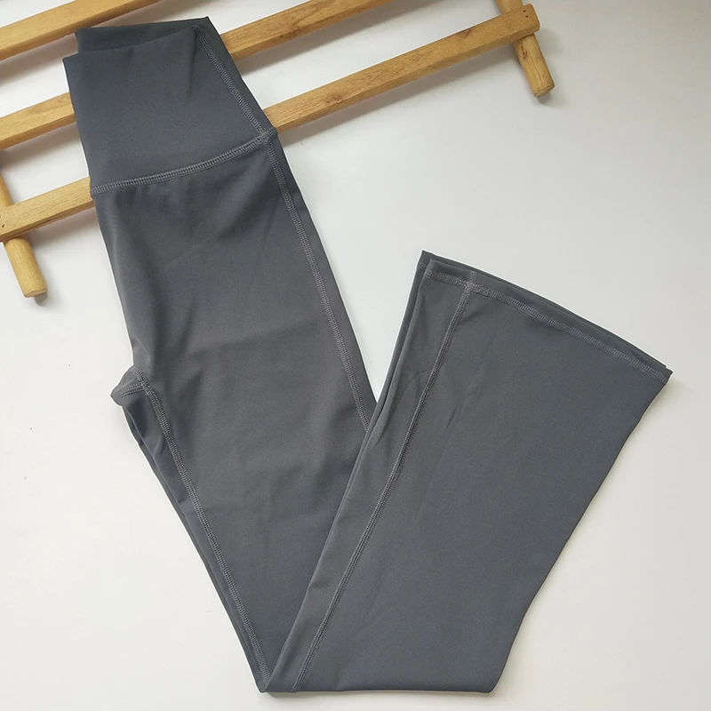 High-end Seamless High-Waist Flare Yoga Pants Women's Bell-Bottom Fitness Trousers High-Elastic Gym Tight Sports Leggings image 5