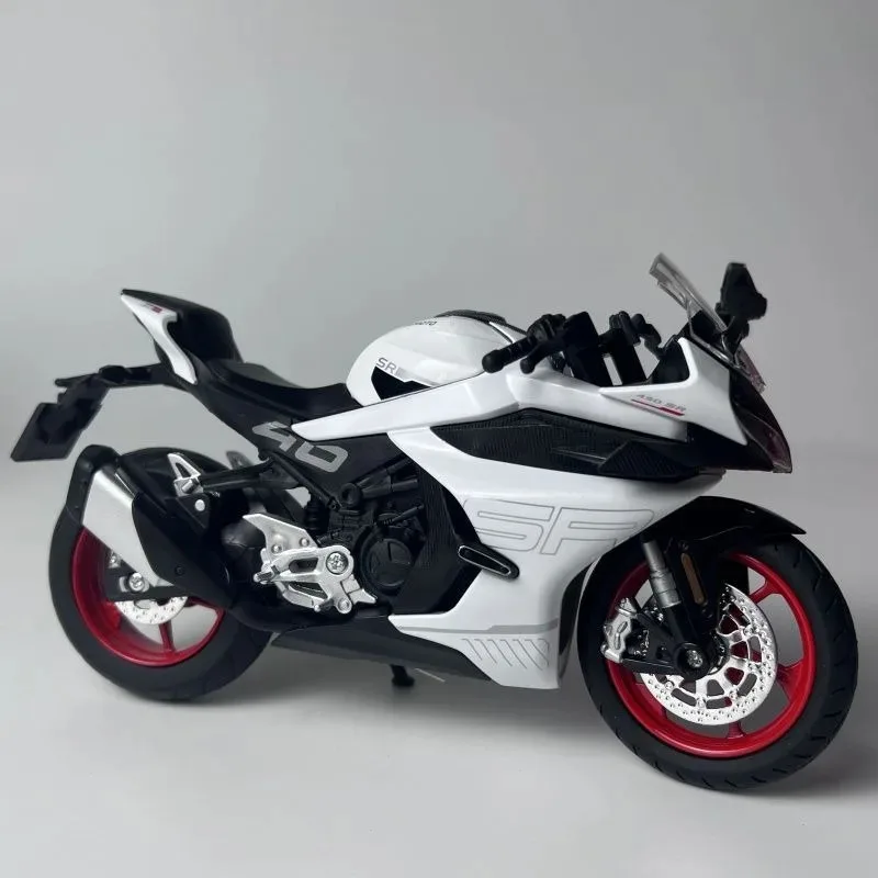 CFMOTO 450SR รถจักรยานยนต์รุ่นโลหะผสมเลียนแบบของขวัญเด็กผู้ชายคอลเลกชันเทศกาลคนรักแสดงรายการตุ๊กตา