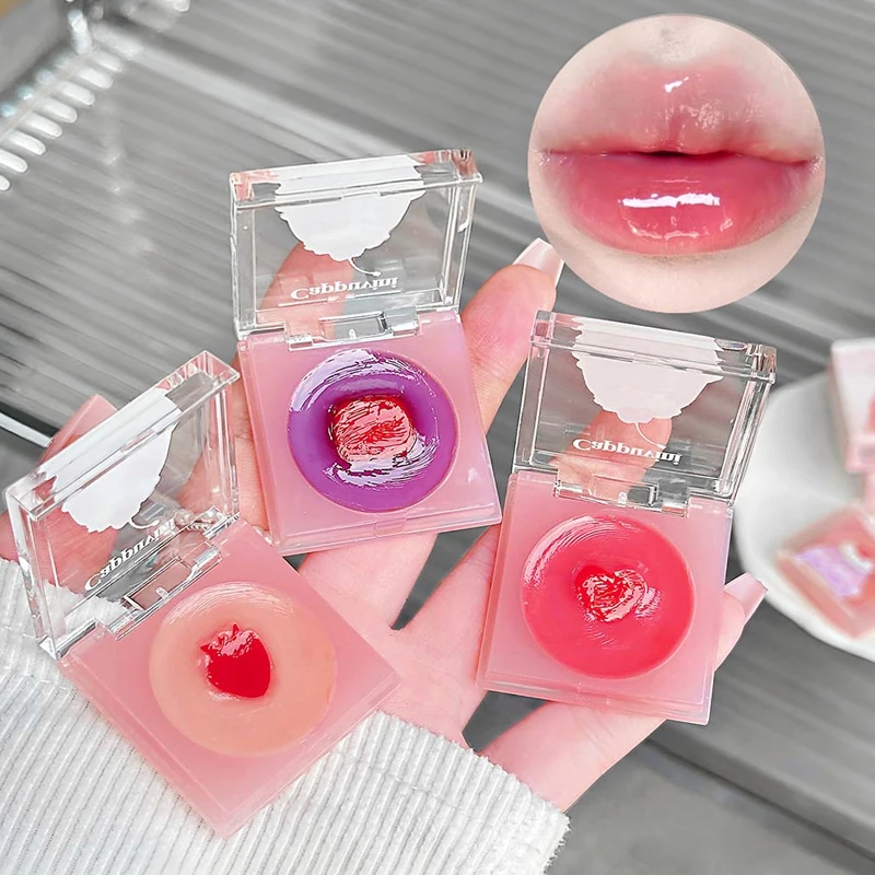 Cappuvini Jelly Core Lip Mask Lip Balm Moisturizing Hydrating Anti-Dry Crack Daily Lip Care Night Repair Lip 3 Colors Available