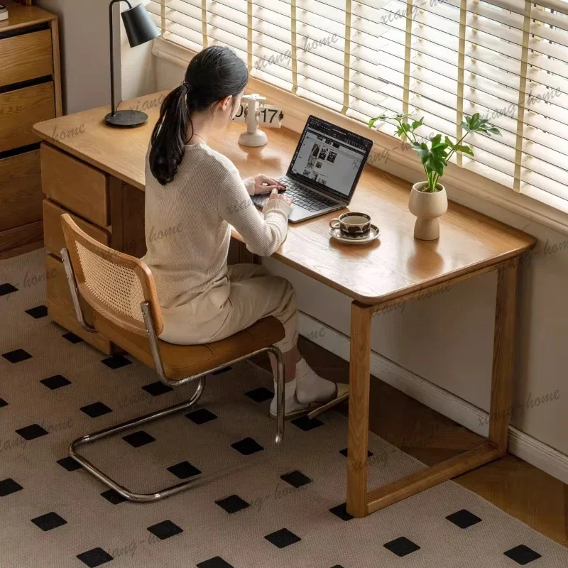 LD Ash Wood Office Desks Modern Simplicity Hotel New Style Leisure Office Desks Homestay Kitchen Furniture Schreibtisch