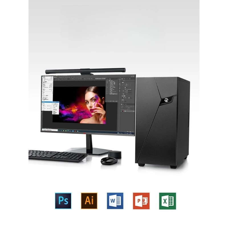 i3 13100F/i5 12400/14450HX Office Business Home Design Desktop Machine
