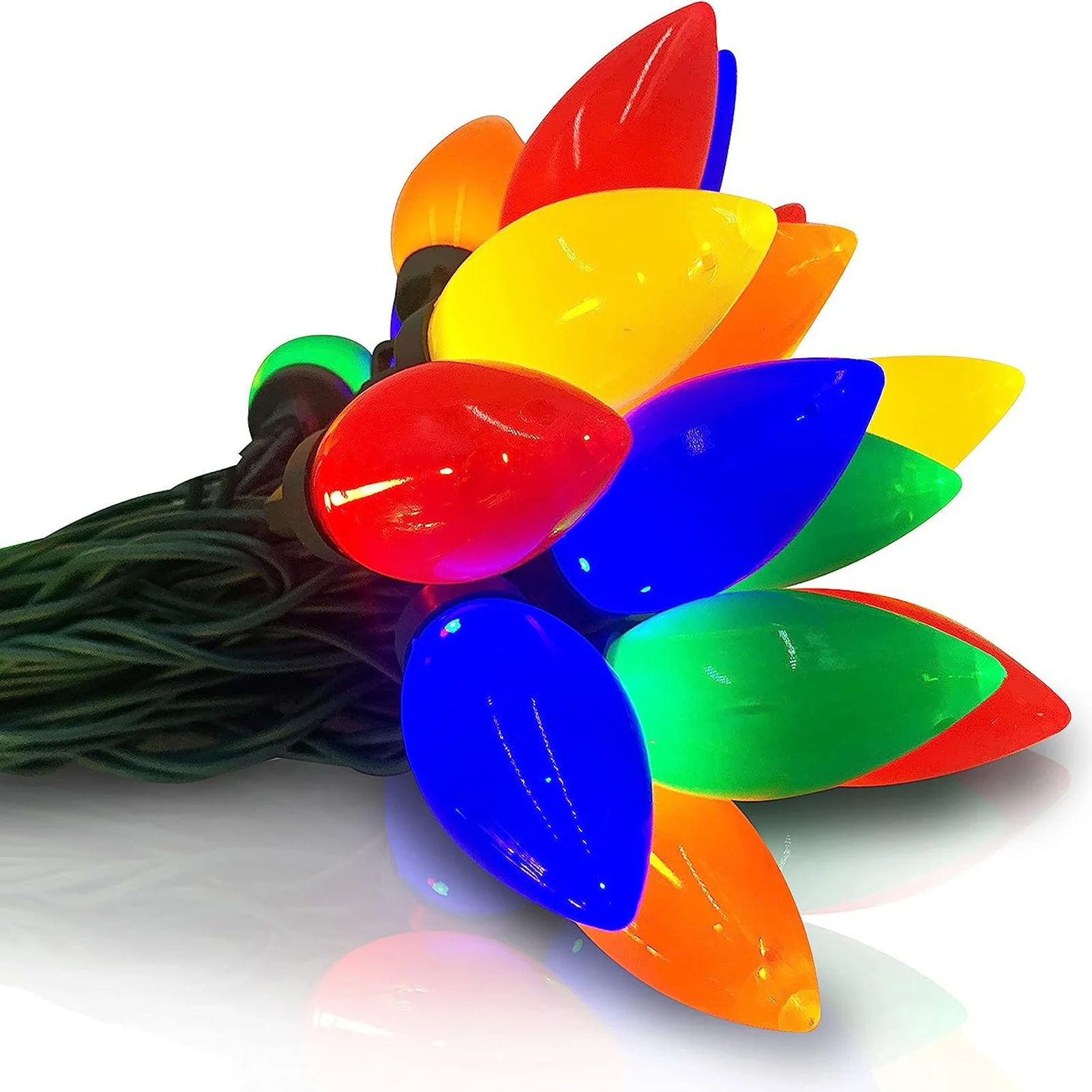 

D2 LED Christmas String Lights 16.4ft 20 LED Bulbs Waterproof Strawberry Christmas Lights for Outdoor Indoor Outside Patio Decor