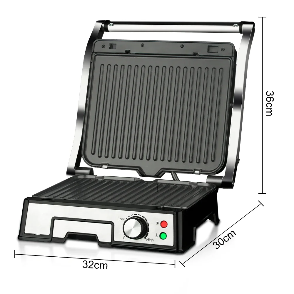 l Electric Panini Press Sandwich Maker Steak Grill Machine Chicken Grilling Machine Non-stick