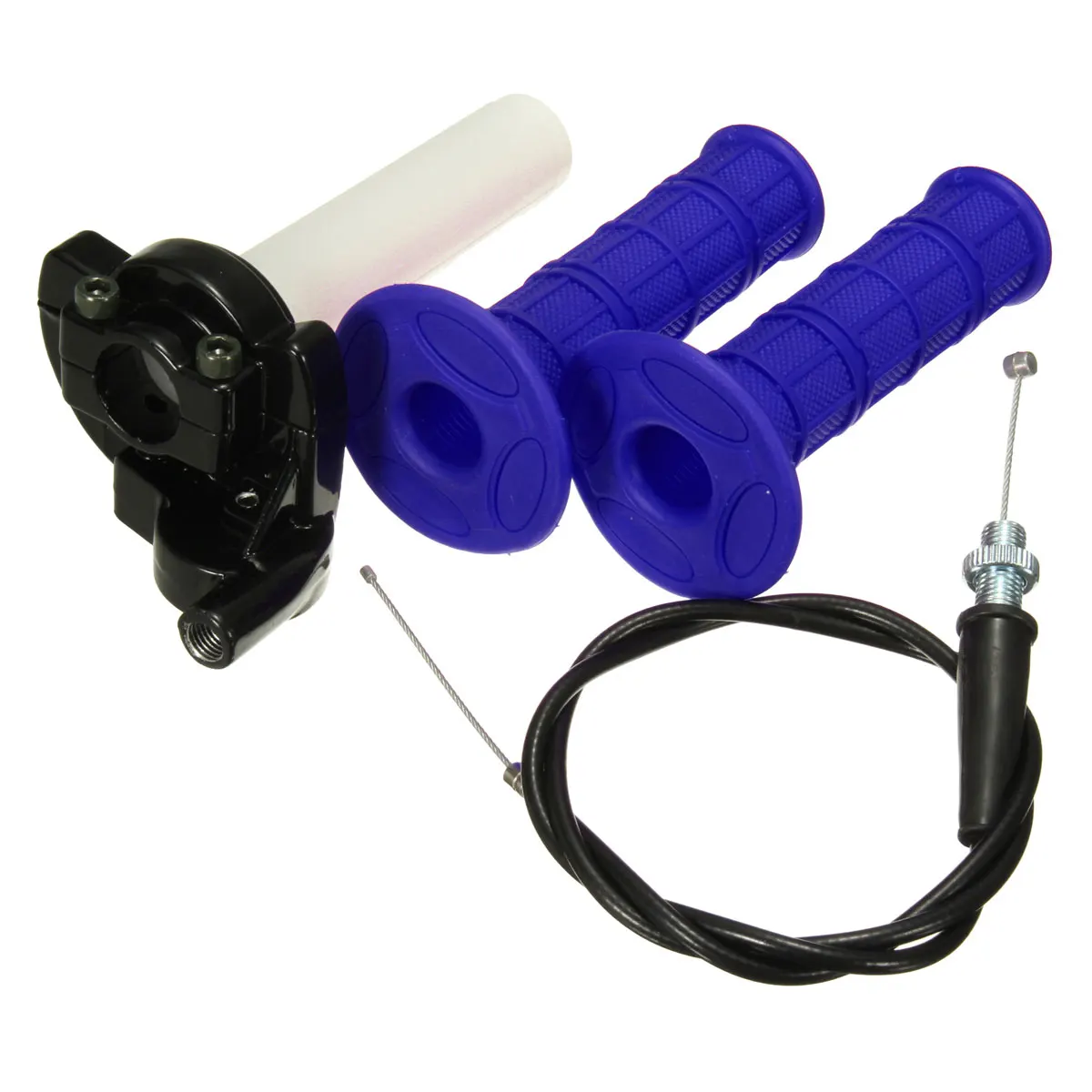 AliExpress NONE 1 Pair Quick Action Throttle Grip Twist Cable Fit for 110cc 125cc PITBIK Pit Dirt Bike Blue