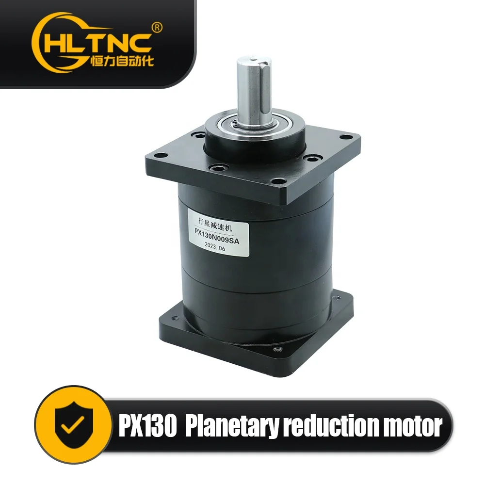 Relações de velocidade do serviço de personalização HLTNC 9 12 16 18 20 24 30 36 Engrenagem Servo Redutor de caixa de engrenagens planetária PX130-L2 130 MOTORfor Cnc