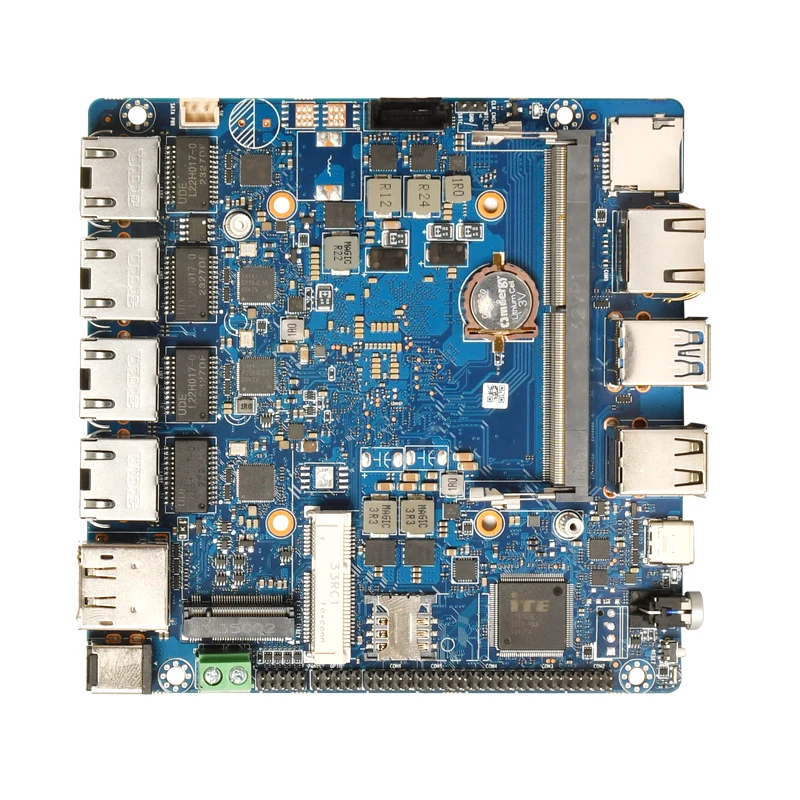 Piesia Wholesale Intel Alder Lake N95/N100/N200/N300 processor industrial motherboard  with 4LAN