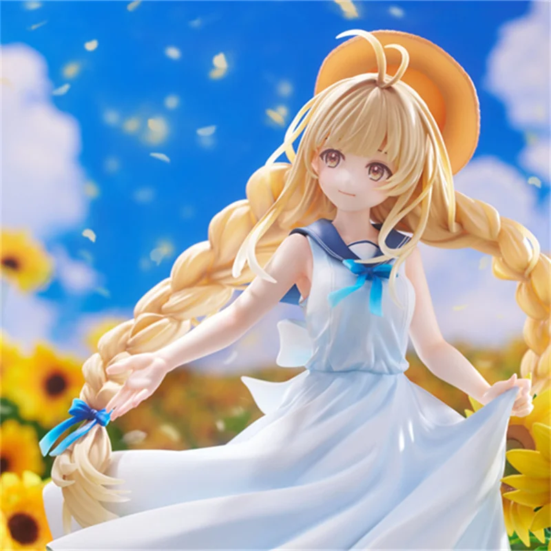 

Neighbor Angel Classmate Shinomiya Mai 1/7 Sailor Uniform Dress Sunflower High-Quality Scene Figurine Desktop Ornament Gifts