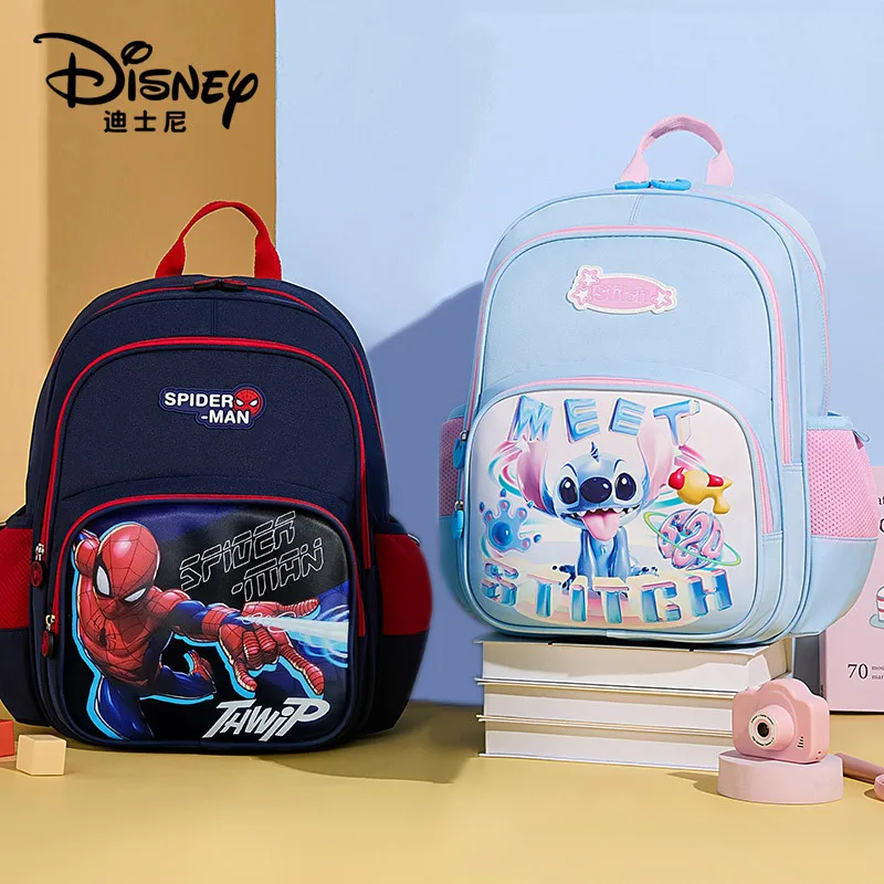 

New Disney cartoon Stitch Captain America boys School Bag New Kindergarten Baby Children's Small Backpack Cute Backpack