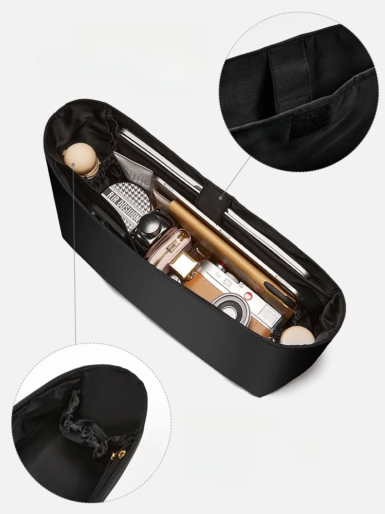 Handmade Storage Bag Inner  for 14 Inch Laptop Compatible with Lulu Tot Tote Bag Simple Style Cubic Structure Universal...
