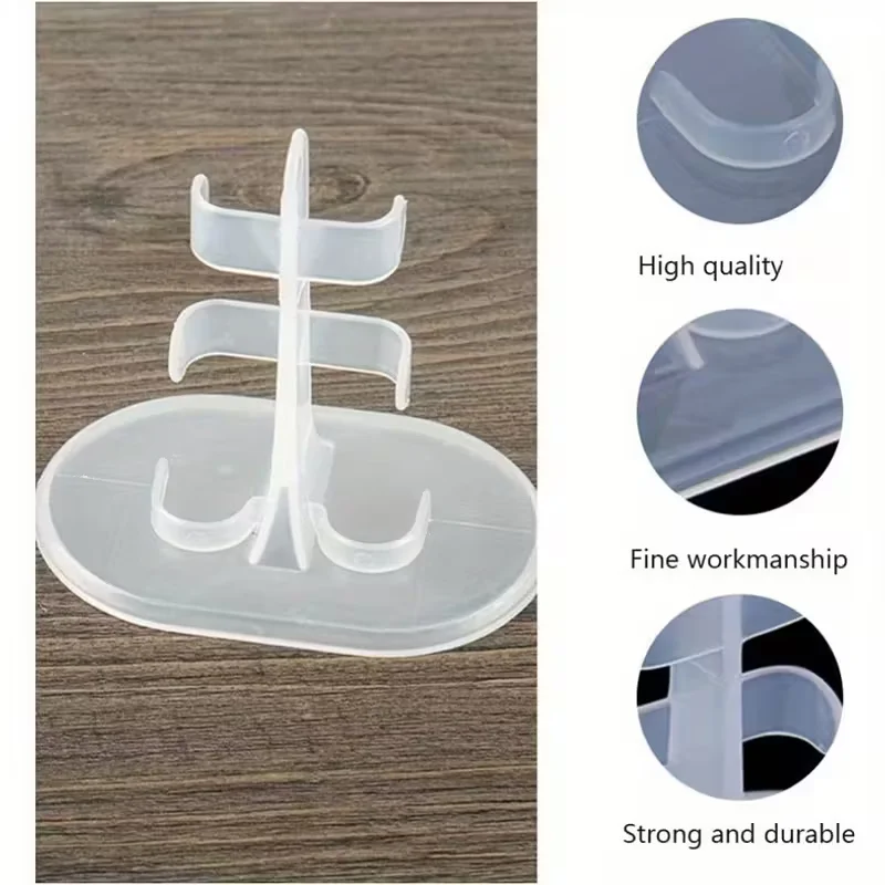 Transparent Display Stand Accessory 30 Cm Upright Base Barbie Doll Display Stand  Sturdy Display Stand For Dolls Figurines view 6