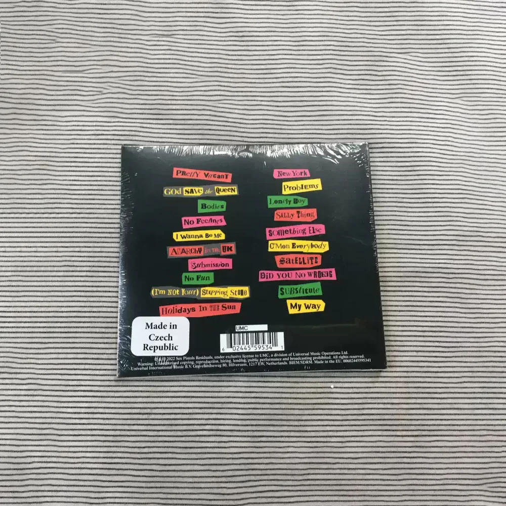 CD 'The Original Recordings' By The Pioneering British Punk Rock Band Sex Pistols, Including Tracks Like 'God Save The Queen'.
