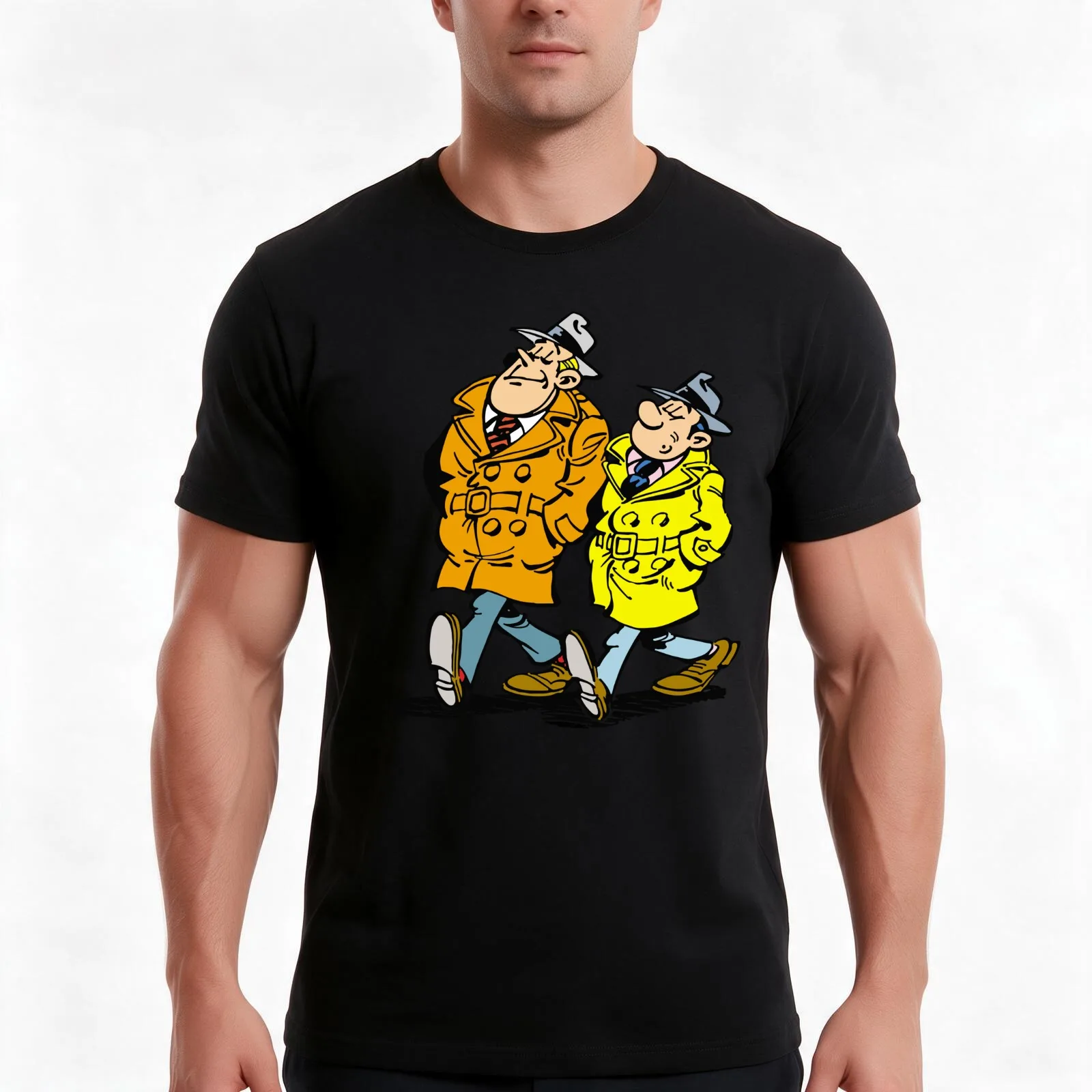 Jack Attaway and Sammy Day T-Shirt, Summer Casual Cotton Tee, Oversized Streetwear Tops, Vintage Graphic Print, Unisex Men Women