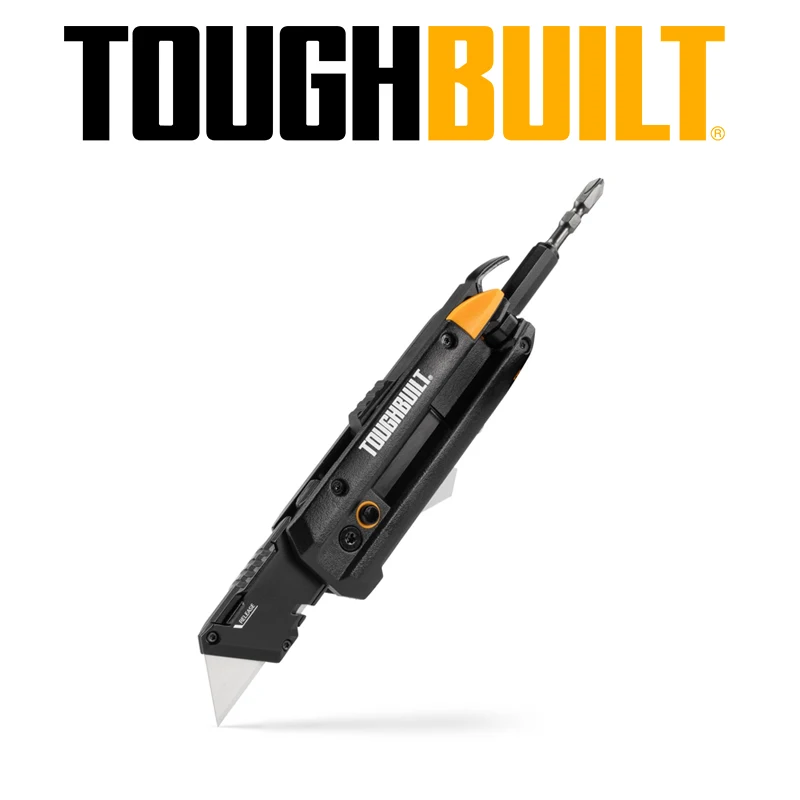 Toughbuilt TB-H4-12-IM Multi Tool Knife Electricians Screwdriver TOUGHBUILT Utility Knife Pry Tool Hand Tools