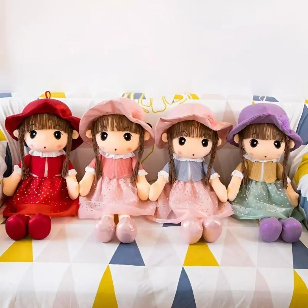 

Stuffed Animal Dolls Cartoon Sweetheart Doll Cute Design Soft Gril Plush Toy 45CM Rag Doll Style Girl Stuffed Toys Sleeping Doll