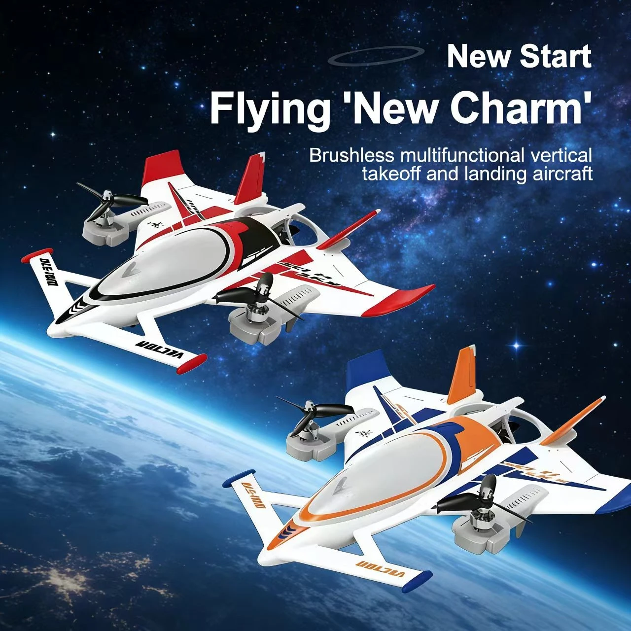 

New Aircraft QIDI570 RC Plane 8-channel Brothers Remote-controlled Plane Fixed-wing Electric Glider 3D/6G Holiday Gifts for Boys