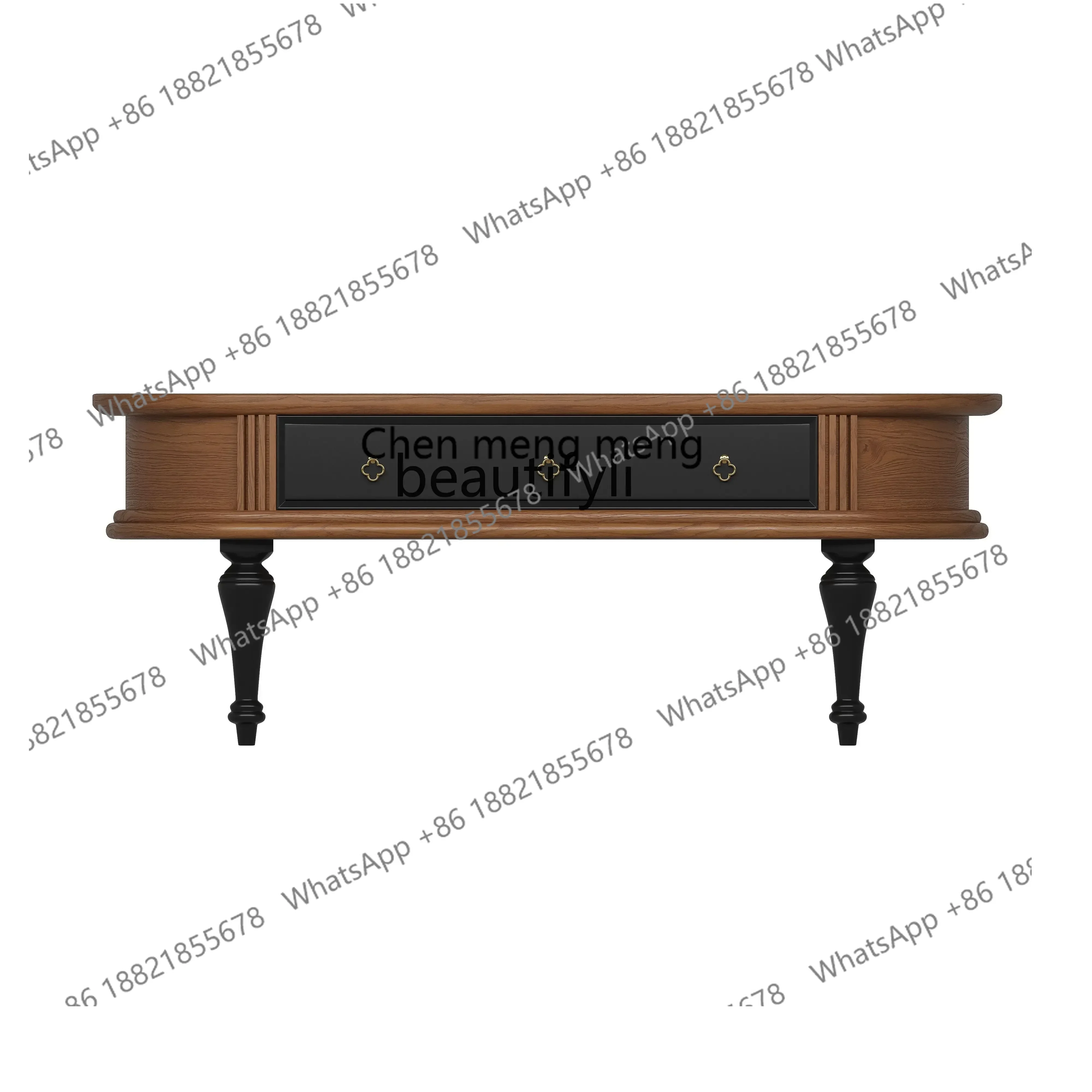 

cc182R French Marble Coffee Table Office Reception Tea Table Simple Portable Storage Small Table