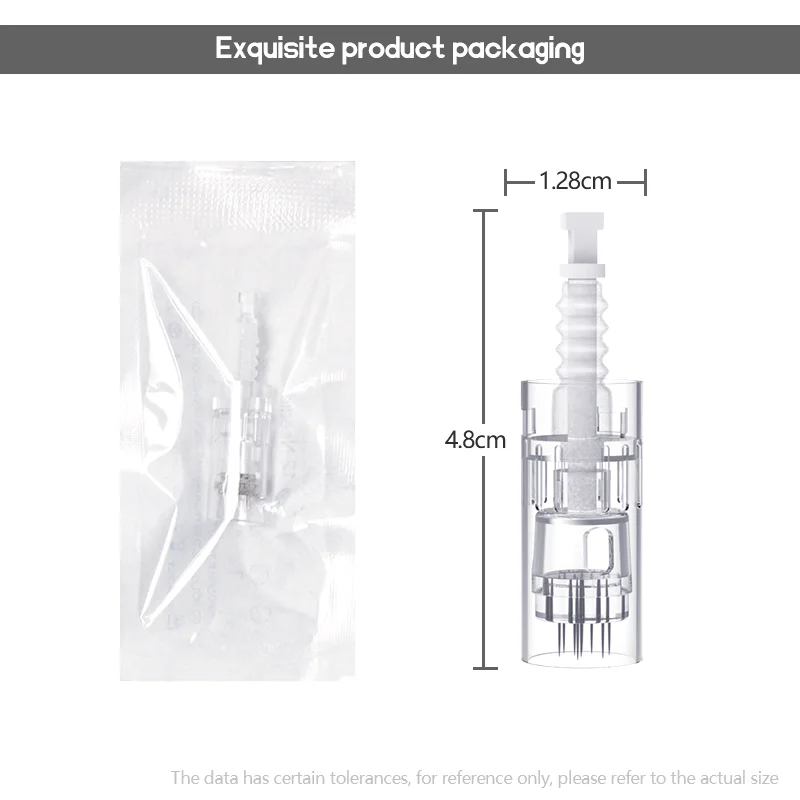 10/50Pcs Bayonet Cartridge Replacement N2 M5 M7 E30 24 PIN/36PIN /3D Nano Micro Skin 0.25mm Needle Tip
