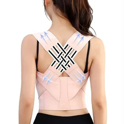 Posture Corrector Back Straightener Posture Fully Adjustable Shoulder Support Brace Used for Women and Men Middle Upper Spine