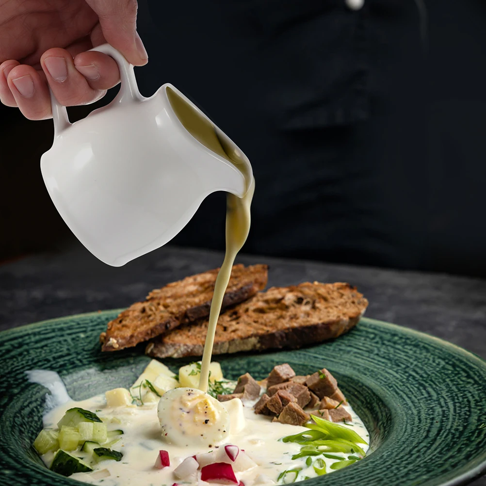 

Ceramic Coffee Frothing Cup 1Pcs Professional Milk Creamer Pitcher Multi-Purpose Home Cafe Tea Serving Gift Exquisite Design