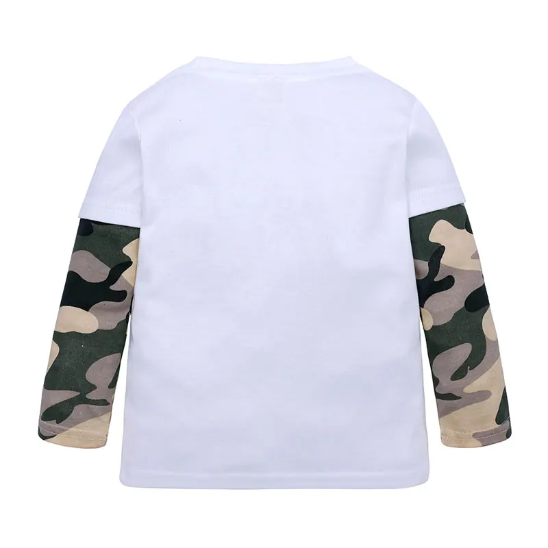 Cartoon Dinosaur Children's Clothing Boys T-shirt Cotton Long Sleeve Children Top Fashion Girls' Autumn Clothes 2-7 Years
