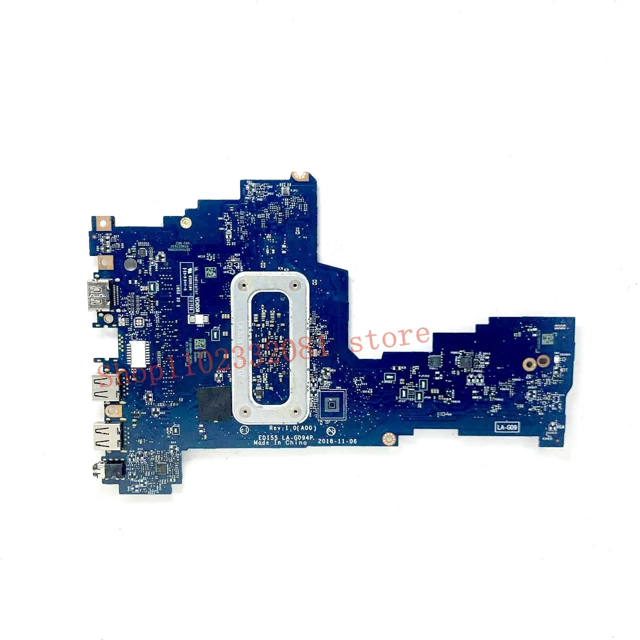 Laptop Motherboard para Dell Inspiron, EDI55 LA-G094P, Mainboard de alta qualidade, SR3RZ, N5000 CPU, 100% de trabalho completo Bem, 3482 3582 Laptop