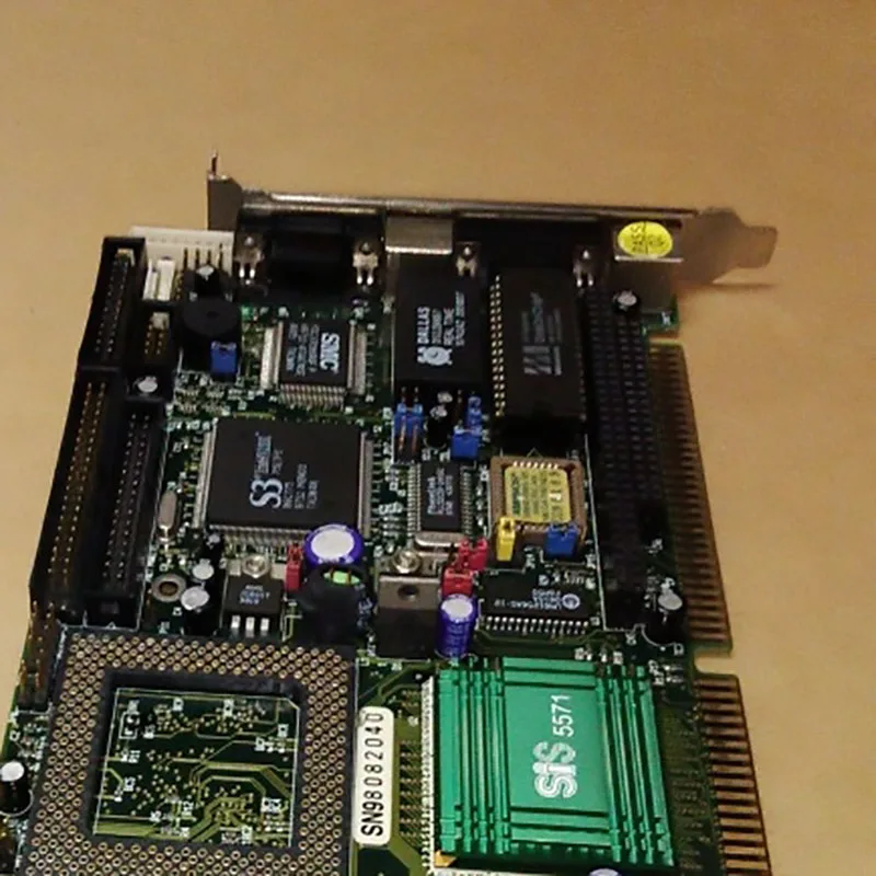 PIA-653DV Industrial Control Motherboard 586 Half Length Card