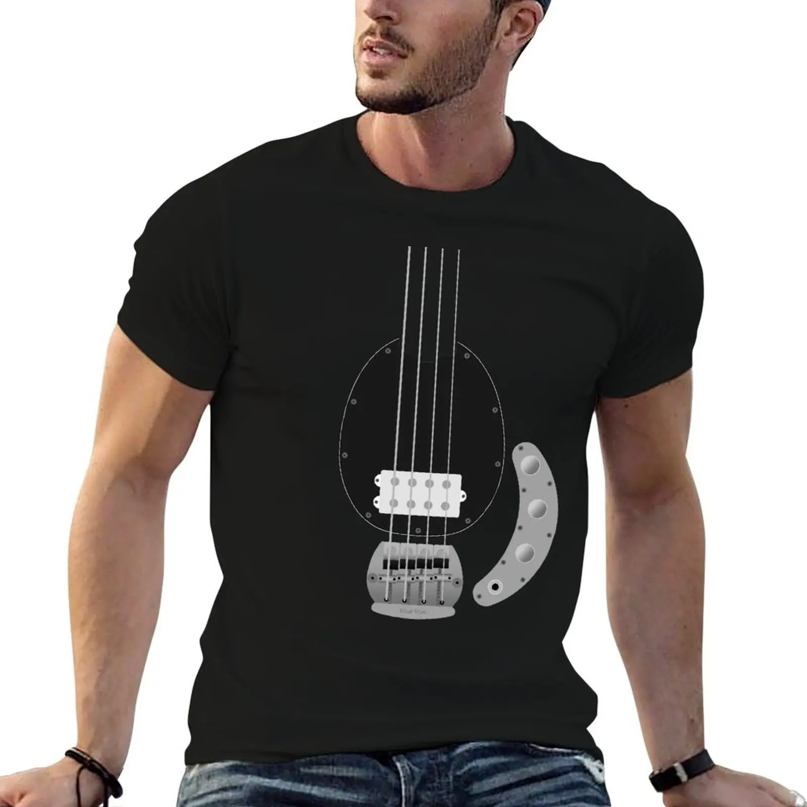 Stingray Bass T-Shirt sweat vintage t shirts anime figures graphic shirts mens t shirts