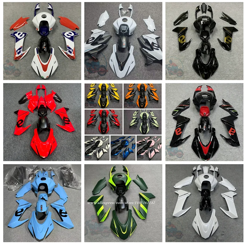 Hochwertiges Neues ABS-Vollverkleidungs-Kit Passend für Aprilia RS660 2020 2021 2022 2023 Karosserie-Set in Rot und Blau