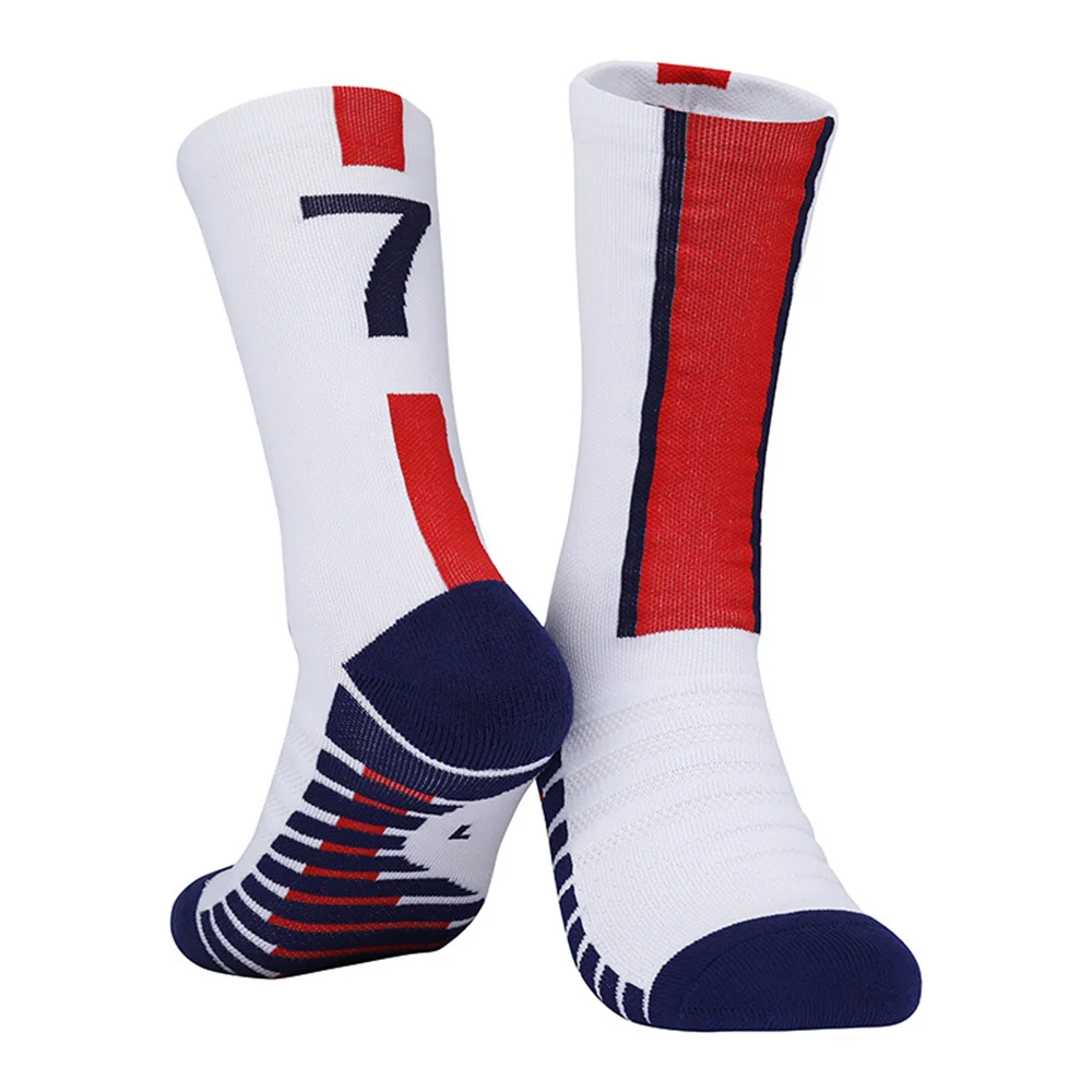 1/2/3PAIRS Paris Sports Socks Comfortable Odor Resistant Durable Football Socks Football Socks Performance Socks