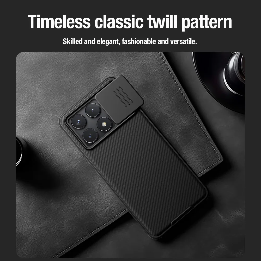 Nillkin for Xiaomi Poco F6 Pro 5G Case Camshield Slide Camera Cover Lens Privacy Protection Cases