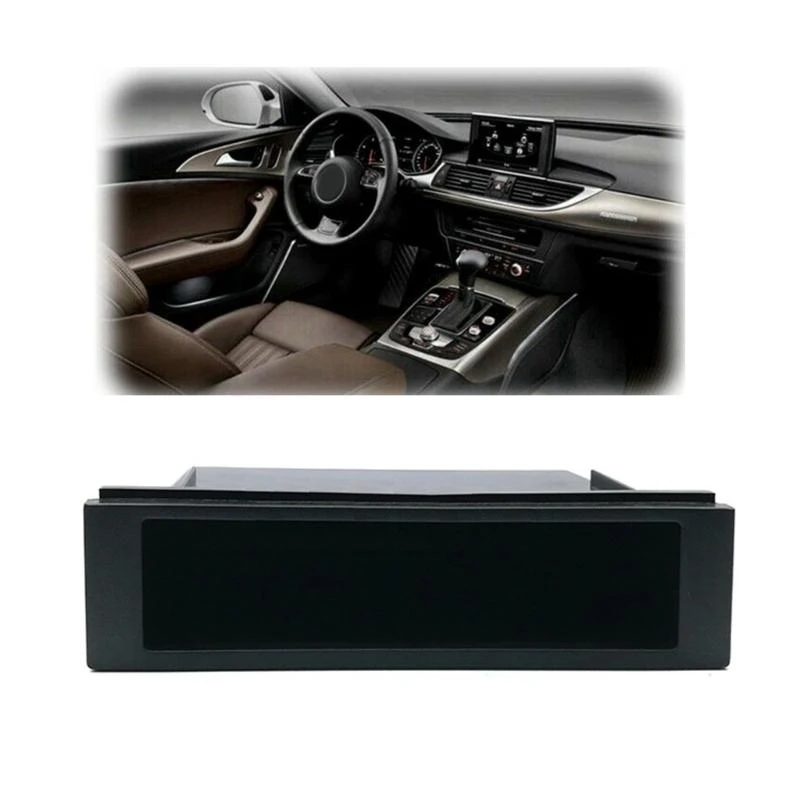 

A2UC Single Din Cup Holder for Stereo- Radio Storage Box Radio Cubby Holder