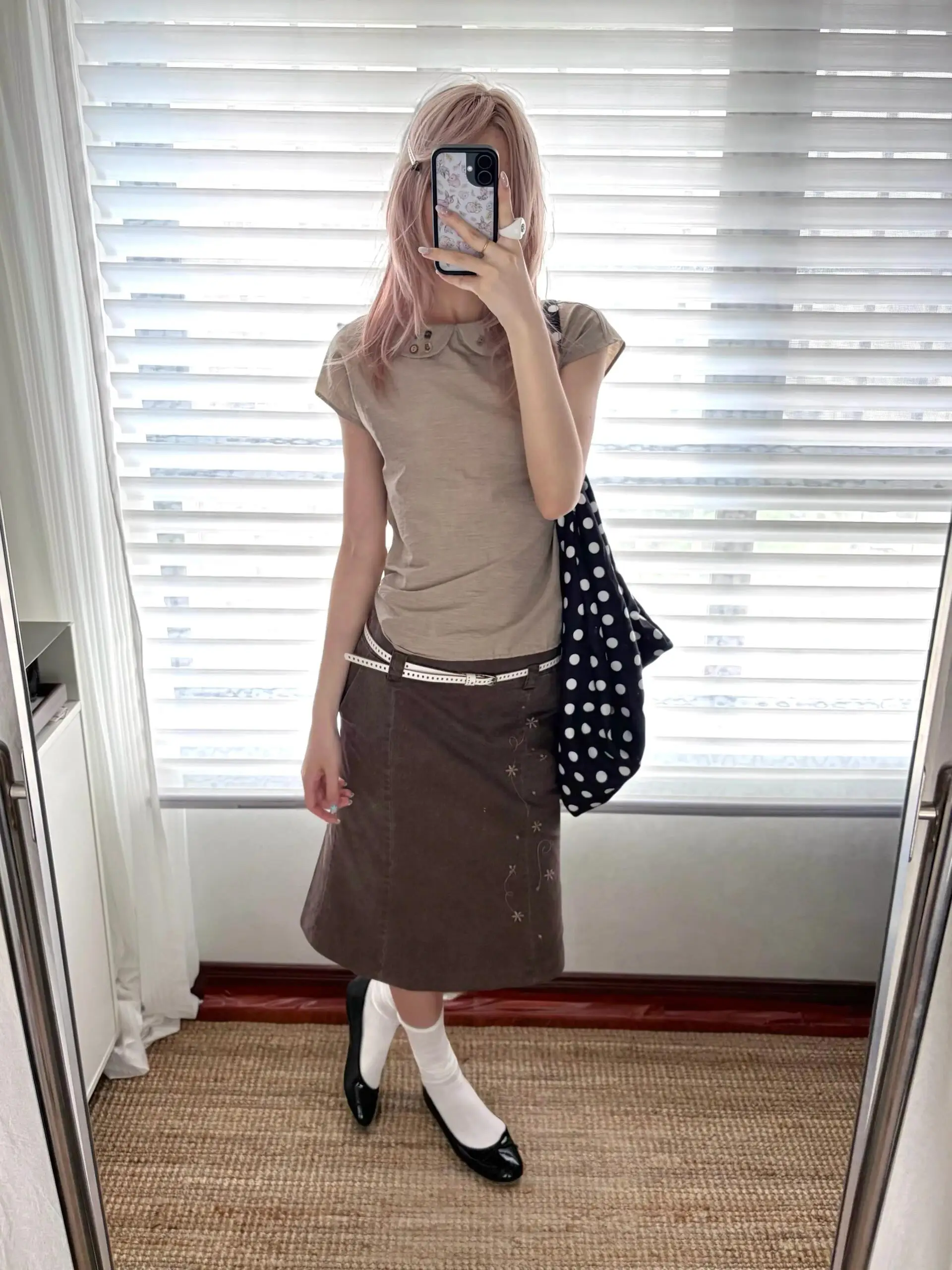 

Retro American Embroidered Fish Tail Midi Skirt Women's Spring Summer New Style Versatile Skin-friendly Breathable A-line Skirt