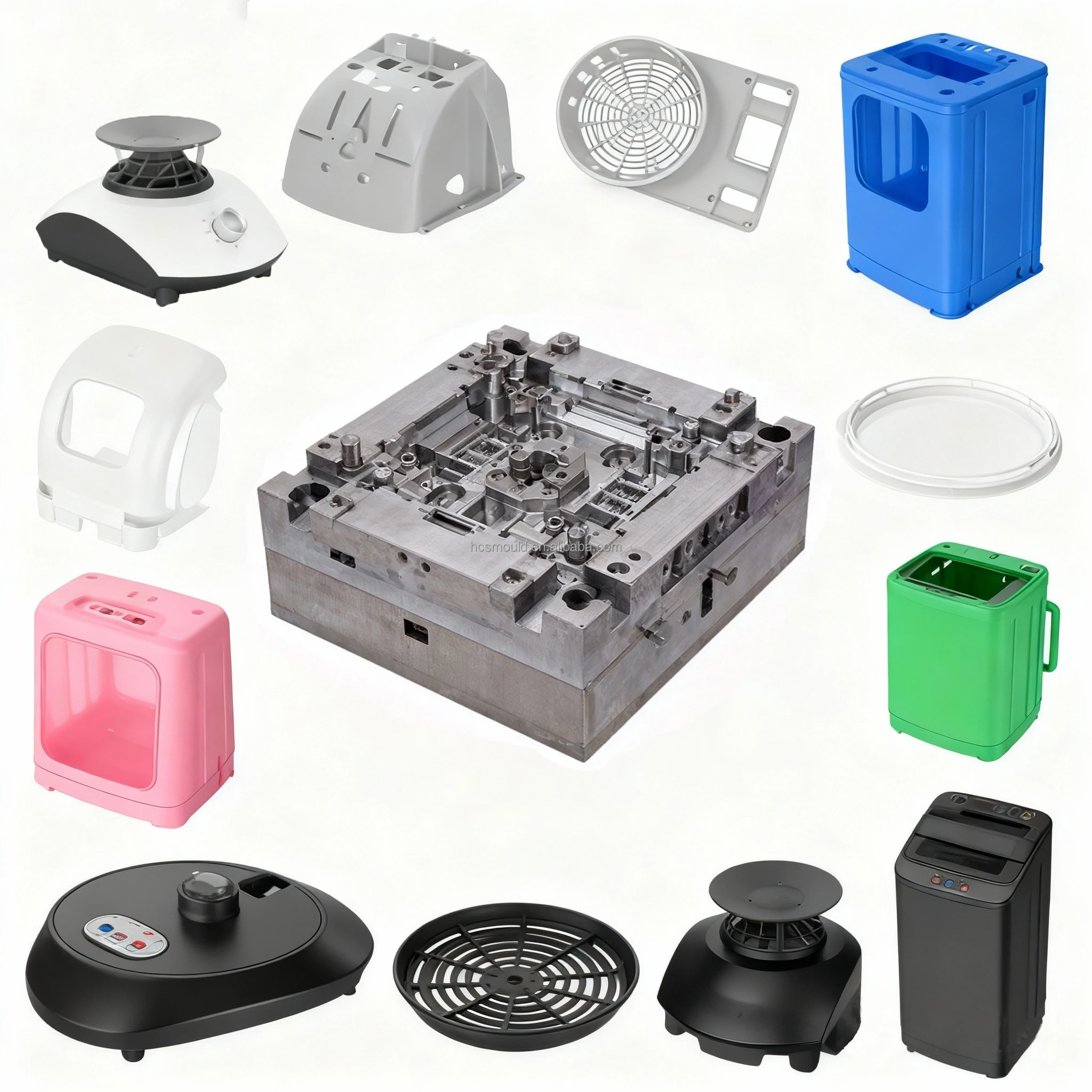 

ISO9001 Certified Factory Injection Mold Plastic Parts Shell Parts Mold Injection Custom Clothes Dryer