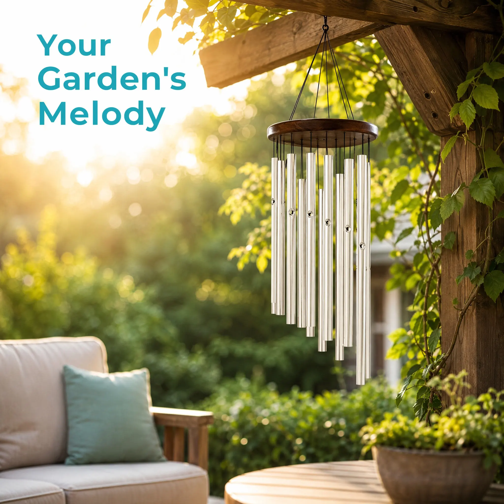 Kids Outdoor Youtube - 2Sets Wind Chime Tubes Aluminum Polished