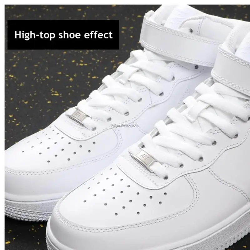 Nova combinação de cadarços af1 branco cadarços planos e decoração de sapato terno tênis cadarço moda força aérea um sapatos acessórios