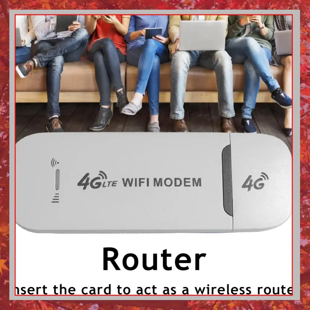 

4G LTE USB-модем 150 Мбит/с, портативный беспроводной Wi-Fi адаптер, 4G роутер для дома и офиса, 4G USB-модем